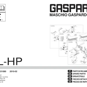Gaspardo Hl Hp 2010 Parts Manual
