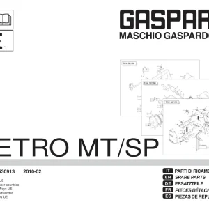 Maschio-Gaspardo Gaspardo Mt Sp Metro 2010 Parts Manual