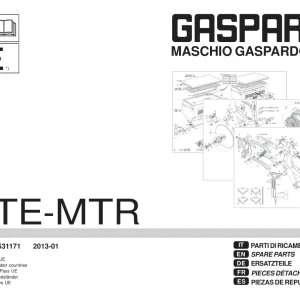 Gaspardo Mte Mtr Parts Manual