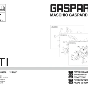 Gaspardo Mti 2007 Parts Manual