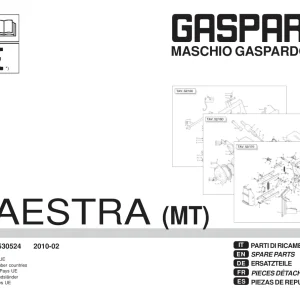 Maschio-Gaspardo Gaspardo Maestra Mt 2010 Parts Manual