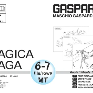 Gaspardo Magica Maga 6 7 Parts Manual