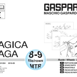 Maschio-Gaspardo Gaspardo Magica Maga Mtr 2016 Parts Manual
