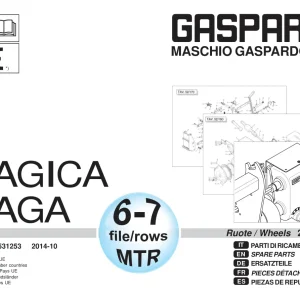 Maschio-Gaspardo Gaspardo Magica Maga 2014 Parts Manual