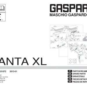 Gaspardo Manta Xl Parts Manual