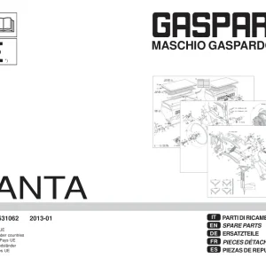 Gaspardo Manta Parts Manual