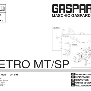 Gaspardo Metro Mt Sp Parts Manual