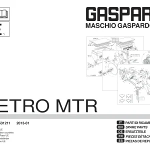 Gaspardo Metro Mtr Parts Manual