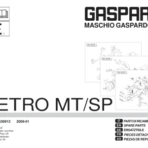 Maschio-Gaspardo Gaspardo Metro Mtsp 2009 Parts Manual