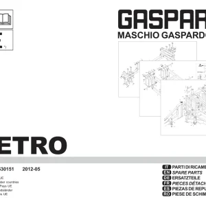 Maschio-Gaspardo Gaspardo Metro 2012 Parts Manual