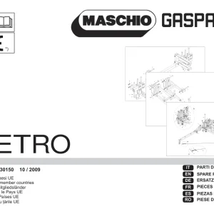 Gaspardo Metro Parts Manual