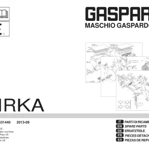Gaspardo Mirka Parts Manual