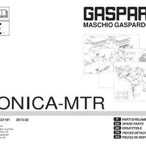 Gaspardo Monica Mtr Parts Manual