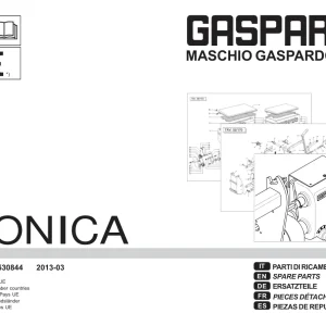 Gaspardo Monica 2013 Parts Manual