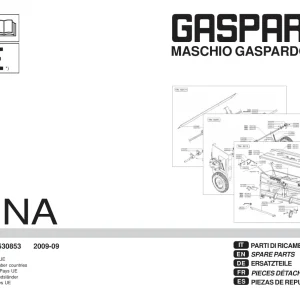 Maschio-Gaspardo Gaspardo Nina 2009 Parts Manual