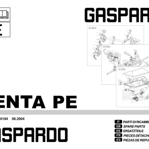 Gaspardo Penta Pe Parts Manual