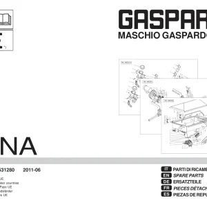 Gaspardo Pina Parts Manual