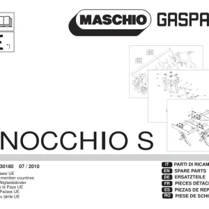 Maschio-Gaspardo Gaspardo Pinocchio S 2010 Parts Manual