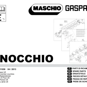 Maschio-Gaspardo Gaspardo Pinocchio 2013 Parts Manual