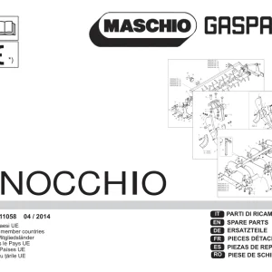Maschio-Gaspardo Gaspardo Pinocchio 2014 Parts Manual