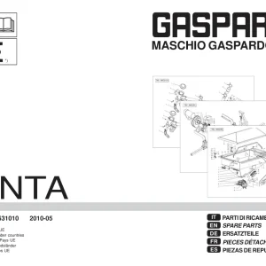 Gaspardo Pinta Parts Manual