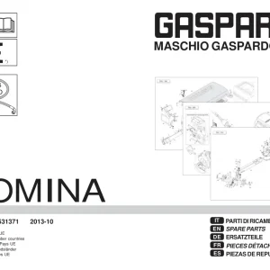 Maschio-Gaspardo Gaspardo Romina 2013 Parts Manual