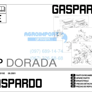 Maschio-Gaspardo Gaspardo Sp 2001 Parts Manual