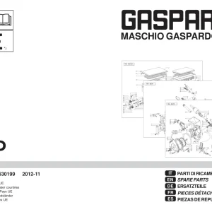 Maschio-Gaspardo Gaspardo Sp 2012 Parts Manual