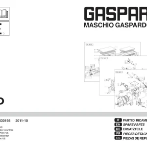 Gaspardo Sp 2011 Parts Manual