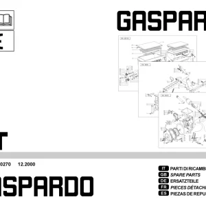 Gaspardo St 2000 Parts Manual