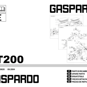 Gaspardo St200 Parts Manual