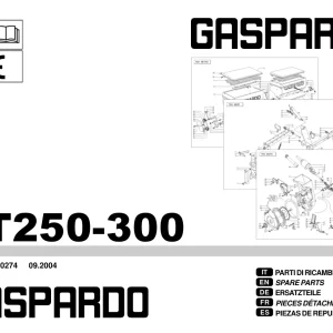 Gaspardo St250 St300 Parts Manual