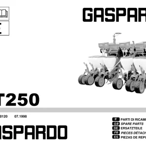 Gaspardo St250 Parts Manual