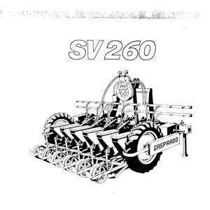 Gaspardo Sv260 Parts Manual