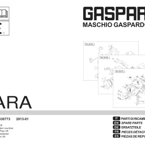Gaspardo Sara 2013 Parts Manual