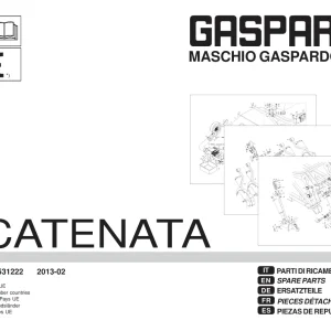 Gaspardo Scatenata Parts Manual