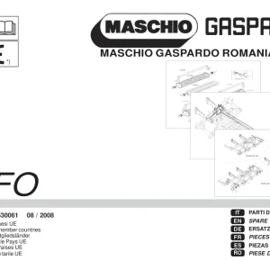 Maschio-Gaspardo Gaspardo Ufo 2008 Parts Manual