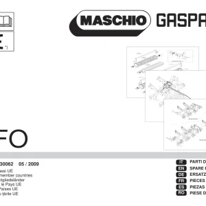 Maschio-Gaspardo Gaspardo Ufo 2009 Parts Manual