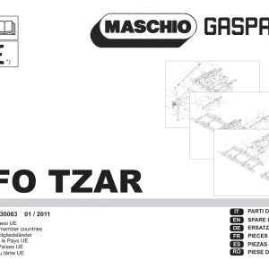 Maschio-Gaspardo Gaspardo Ufo Tzar 2011 Parts Manual