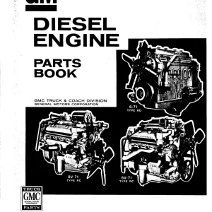 GM 6V 71 Rc Parts Manual