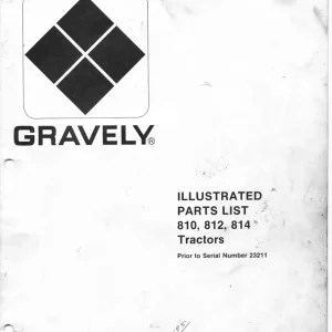 Gravely 810 812 814 2 Parts Manual