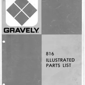 Gravely 816 Parts Manual
