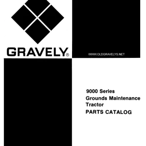 Gravely 9000 Parts Manual