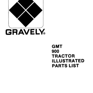 Gravely Gmt 900 Parts Manual