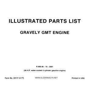 Gravely Gmt 9000 Ipl 0477 Parts Manual