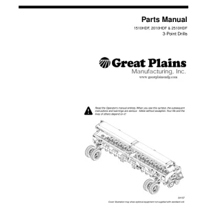 Great Plains 1510Hdf 2010Hdf 2510Hdf 2010 Parts Manual