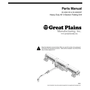 Great Plains 3S 4000Hd Parts Manual