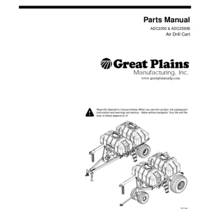 Great Plains Adc2350 2350B Parts Manual