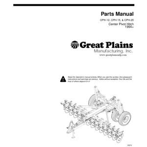 Great Plains Cph 12 15 20 Parts Manual