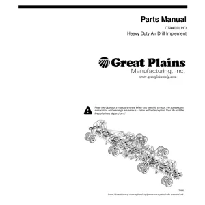 Great Plains Cta4000Hd Parts Manual